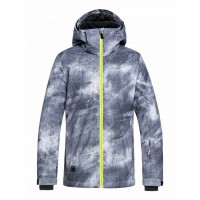 Quiksilver Mission Youth Jkt (Grey Simple Texture-KPG2-19)